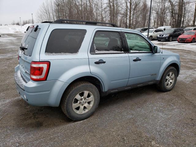 1FMCU49H98KC65030 - 2008 FORD ESCAPE HEV BLUE photo 3