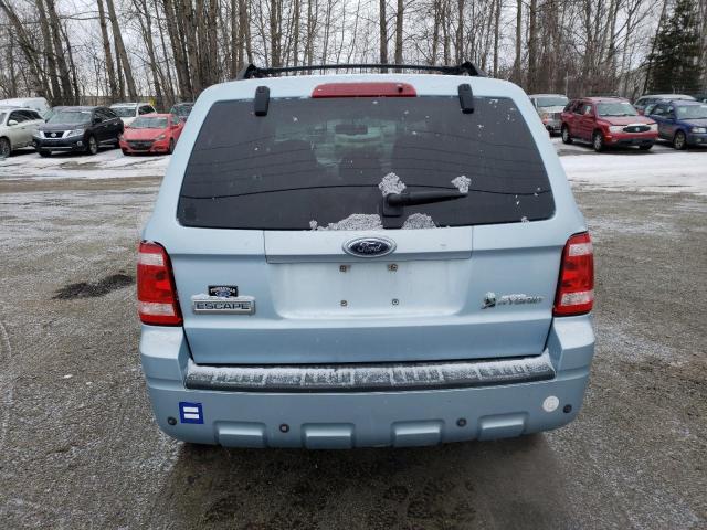 1FMCU49H98KC65030 - 2008 FORD ESCAPE HEV BLUE photo 6