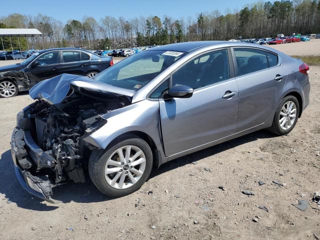 3KPFL4A74HE112520 - 2017 KIA FORTE LX GRAY photo 1