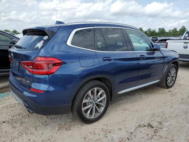 5UXTR7C54KLR53510 - 2019 BMW X3 SDRIVE30I BLUE photo 3