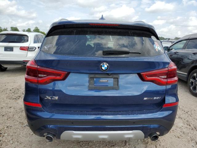 5UXTR7C54KLR53510 - 2019 BMW X3 SDRIVE30I BLUE photo 6