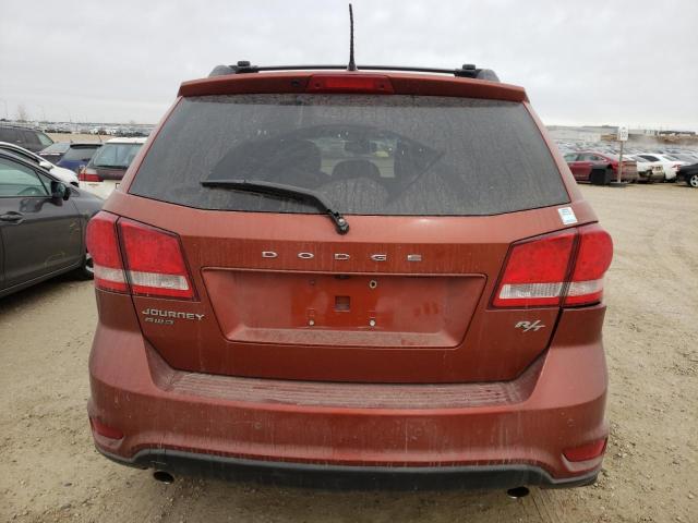 3C4PDDFG5DT589814 - 2013 DODGE JOURNEY R/T ORANGE photo 6