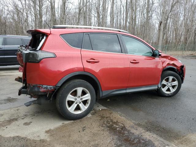 2T3WFREV9EW105480 - 2014 TOYOTA RAV4 XLE RED photo 3