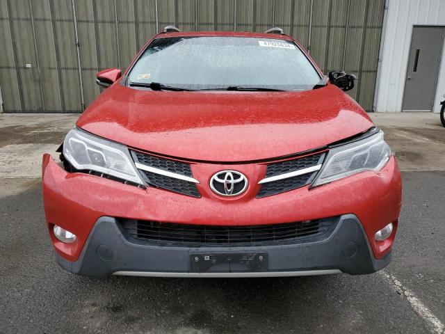 2T3WFREV9EW105480 - 2014 TOYOTA RAV4 XLE RED photo 5