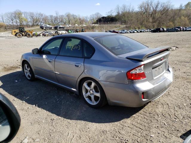 4S3BL676484215544 - 2008 SUBARU LEGACY GT LIMITED SILVER photo 2