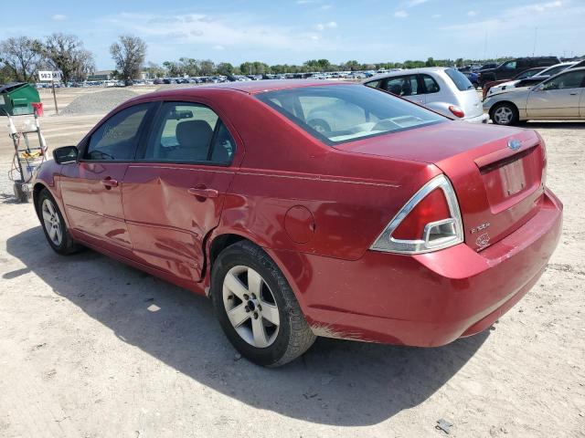 3FAFP07Z06R214754 - 2006 FORD FUSION SE RED photo 2