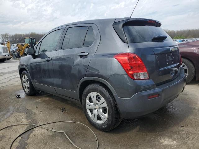 3GNCJKSB3GL237803 - 2016 CHEVROLET TRAX LS CHARCOAL photo 2