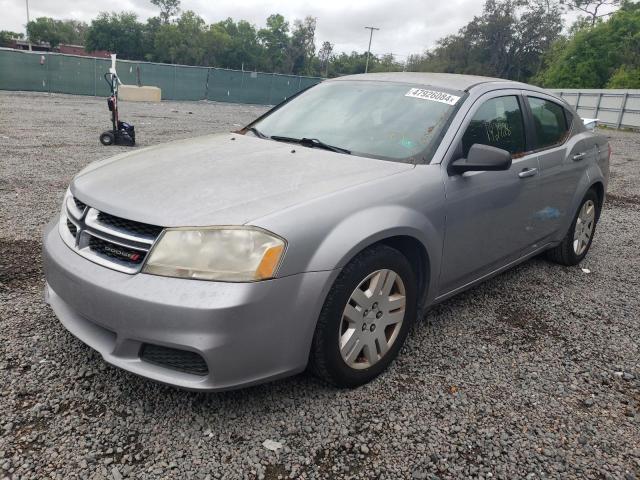 1C3CDZAB4DN593946 - 2013 DODGE AVENGER SE SILVER photo 1