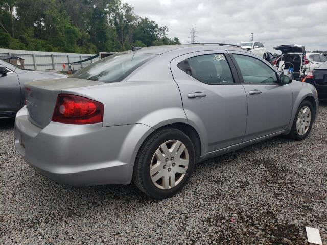 1C3CDZAB4DN593946 - 2013 DODGE AVENGER SE SILVER photo 3