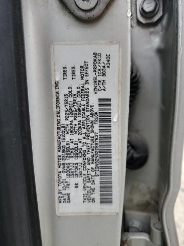 5TEGN92N32Z897637 - 2002 TOYOTA TACOMA DOUBLE CAB PRERUNNER BLACK photo 12