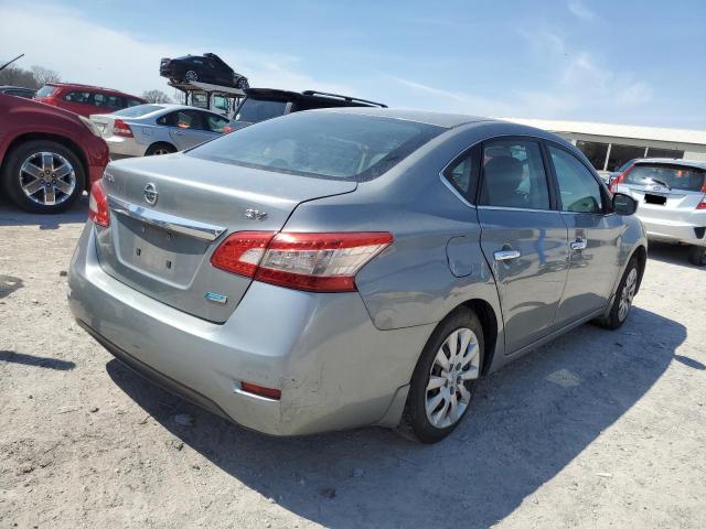 3N1AB7AP5DL634399 - 2013 NISSAN SENTRA S GRAY photo 3