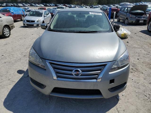 3N1AB7AP5DL634399 - 2013 NISSAN SENTRA S GRAY photo 5