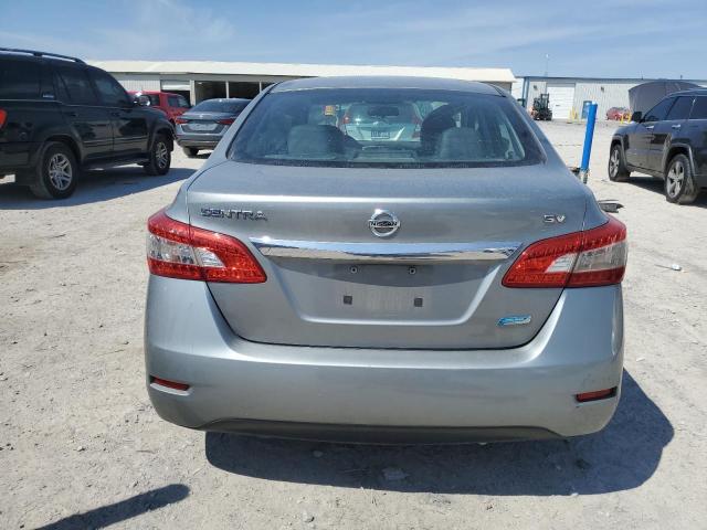 3N1AB7AP5DL634399 - 2013 NISSAN SENTRA S GRAY photo 6