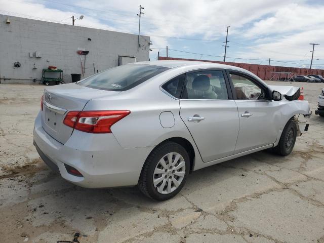 3N1AB7AP6HY390416 - 2017 NISSAN SENTRA S SILVER photo 3