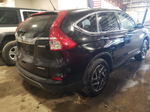 5J6RM4H48GL023720 - 2016 HONDA CR-V SE BLACK photo 3