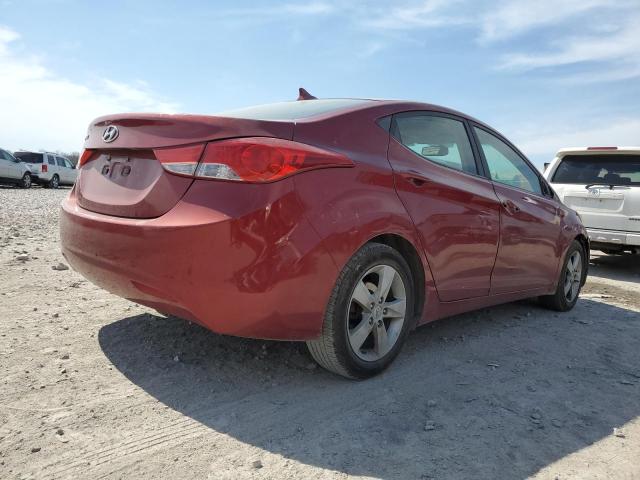 KMHDH4AE7CU383357 - 2012 HYUNDAI ELANTRA GLS RED photo 3