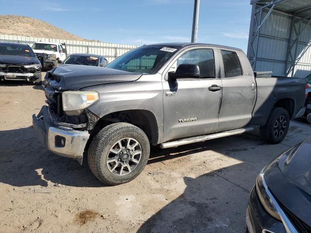 5TFUW5F1XFX461901 - 2015 TOYOTA TUNDRA DOUBLE CAB SR/SR5 GRAY photo 1