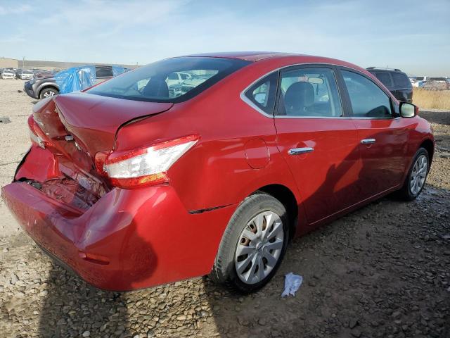 3N1AB7AP7EY299067 - 2014 NISSAN SENTRA S RED photo 3