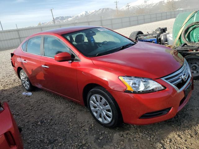 3N1AB7AP7EY299067 - 2014 NISSAN SENTRA S RED photo 4