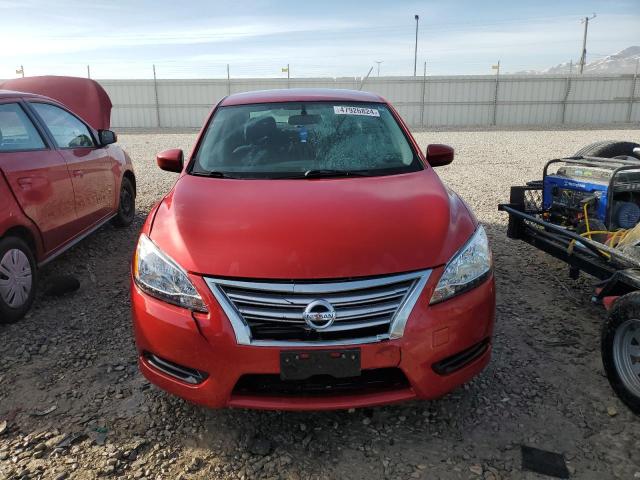 3N1AB7AP7EY299067 - 2014 NISSAN SENTRA S RED photo 5