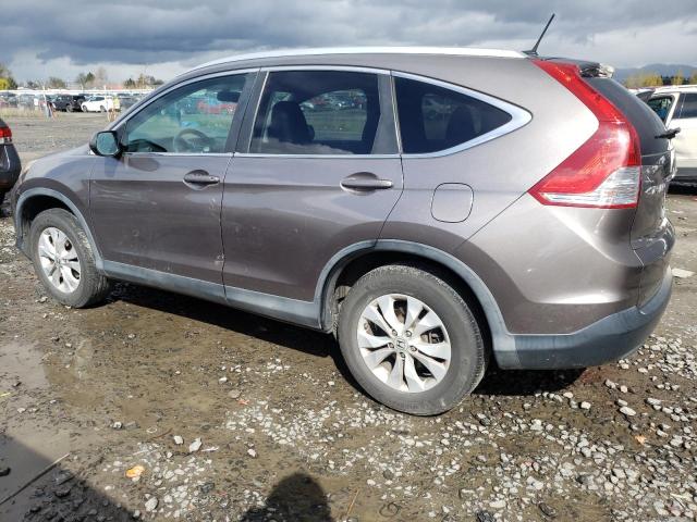 5J6RM4H74DL081295 - 2013 HONDA CR-V EXL GRAY photo 2