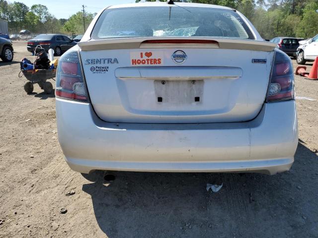 3N1AB6AP3CL654711 - 2012 NISSAN SENTRA 2.0 SILVER photo 6