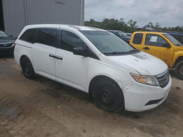 5FNRL5H25DB071932 - 2013 HONDA ODYSSEY LX WHITE photo 4