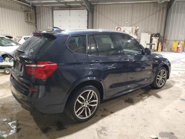 5UXWX9C51H0T12842 - 2017 BMW X3 XDRIVE28I BLUE photo 3