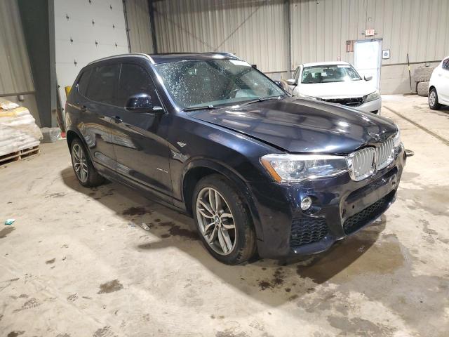 5UXWX9C51H0T12842 - 2017 BMW X3 XDRIVE28I BLUE photo 4