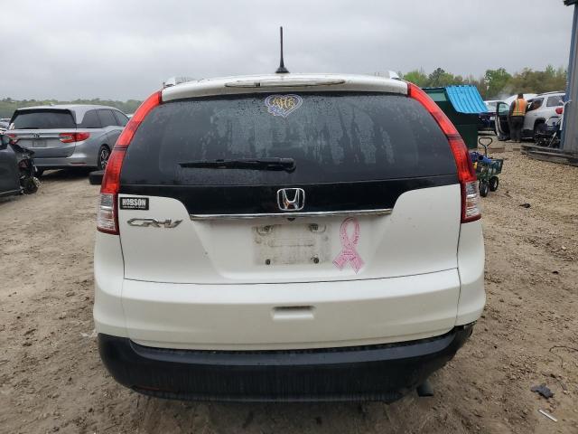 5J6RM3H78CL032982 - 2012 HONDA CR-V EXL WHITE photo 6