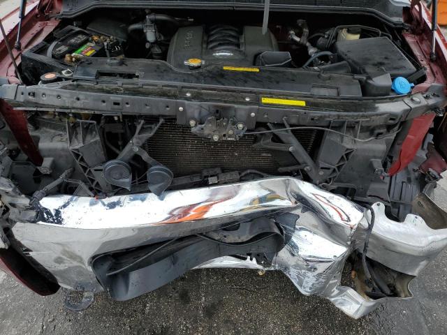 1N6AA06B84N585846 - 2004 NISSAN TITAN XE BURGUNDY photo 11