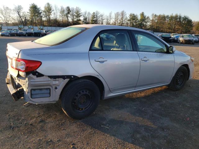2T1BU4EE2BC697852 - 2011 TOYOTA COROLLA LE BASE SILVER photo 3