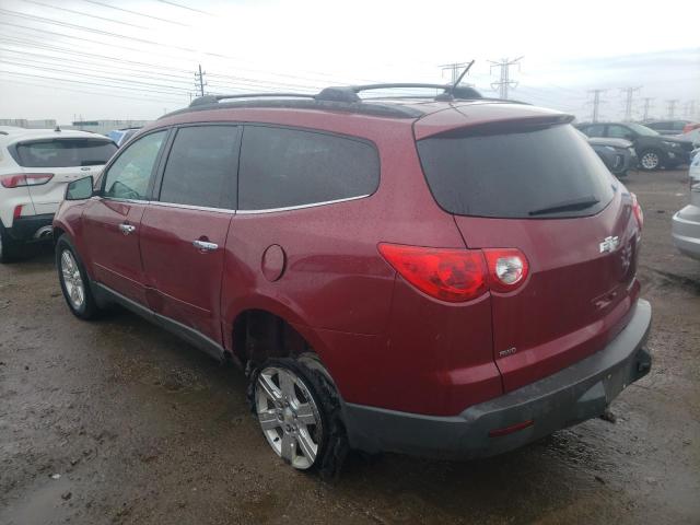 1GNKVJED2BJ289088 - 2011 CHEVROLET TRAVERSE LT BURGUNDY photo 2