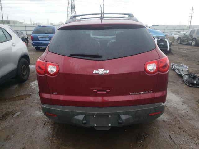 1GNKVJED2BJ289088 - 2011 CHEVROLET TRAVERSE LT BURGUNDY photo 6