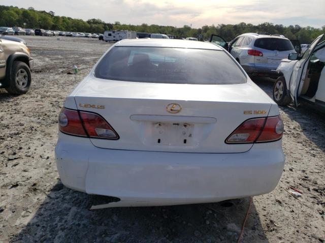 JTHBF30G425035876 - 2002 LEXUS ES 300 WHITE photo 6