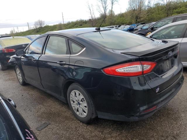 3FA6P0G78ER135796 - 2014 FORD FUSION S BLACK photo 2