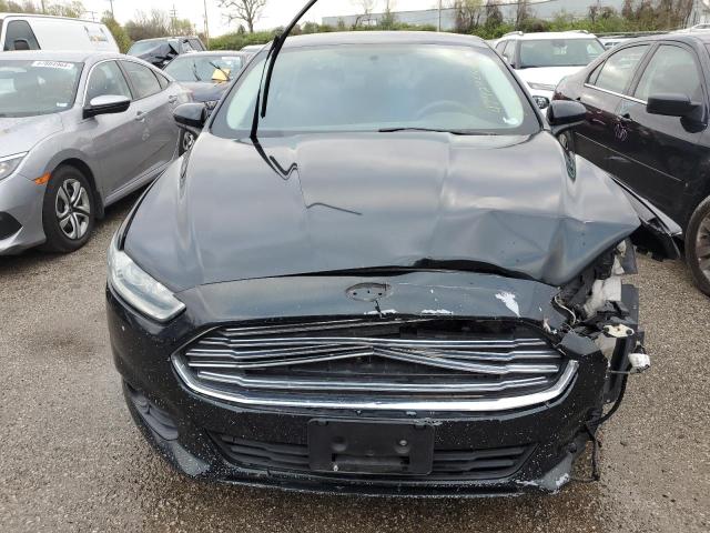 3FA6P0G78ER135796 - 2014 FORD FUSION S BLACK photo 5