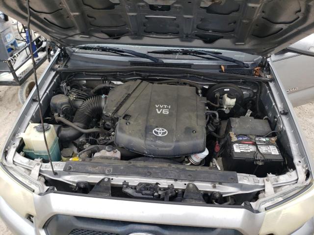 5TFJU4GN9EX057135 - 2014 TOYOTA TACOMA DOUBLE CAB PRERUNNER SILVER photo 11