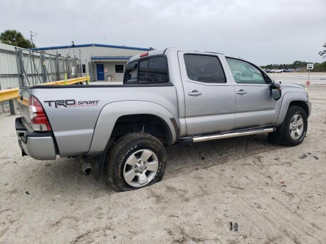 5TFJU4GN9EX057135 - 2014 TOYOTA TACOMA DOUBLE CAB PRERUNNER SILVER photo 3