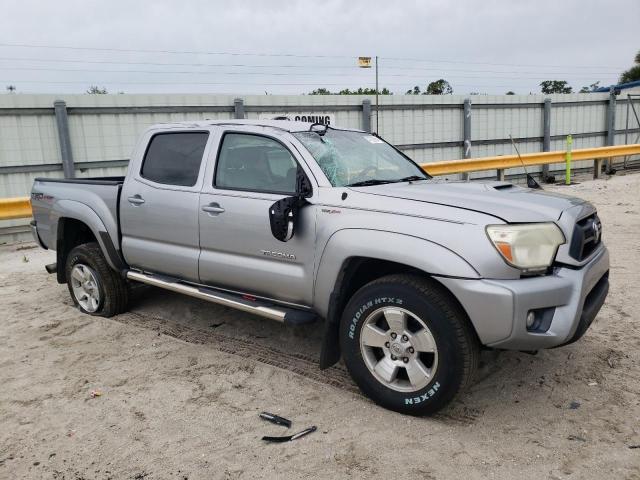 5TFJU4GN9EX057135 - 2014 TOYOTA TACOMA DOUBLE CAB PRERUNNER SILVER photo 4