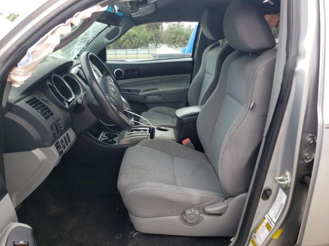 5TFJU4GN9EX057135 - 2014 TOYOTA TACOMA DOUBLE CAB PRERUNNER SILVER photo 7