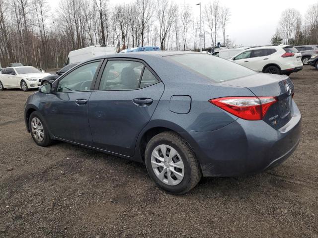 2T1BURHE4GC549038 - 2016 TOYOTA COROLLA L GRAY photo 2