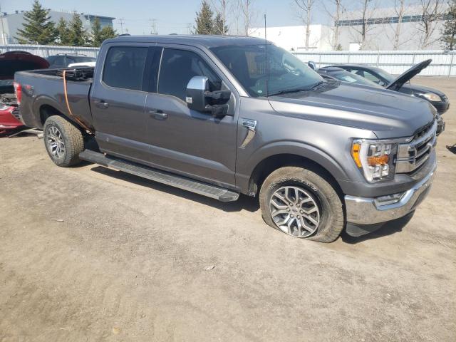 1FTFW1E81MFC56275 - 2021 FORD F150 SUPERCREW GRAY photo 4