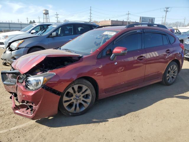 JF1GPAT60FH323271 - 2015 SUBARU IMPREZA SPORT RED photo 1