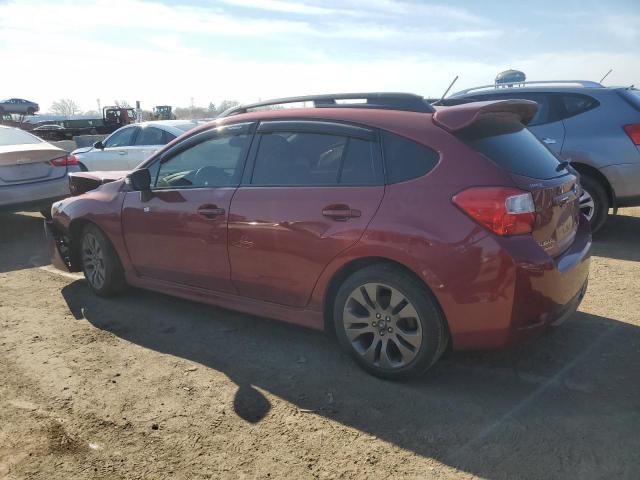 JF1GPAT60FH323271 - 2015 SUBARU IMPREZA SPORT RED photo 2