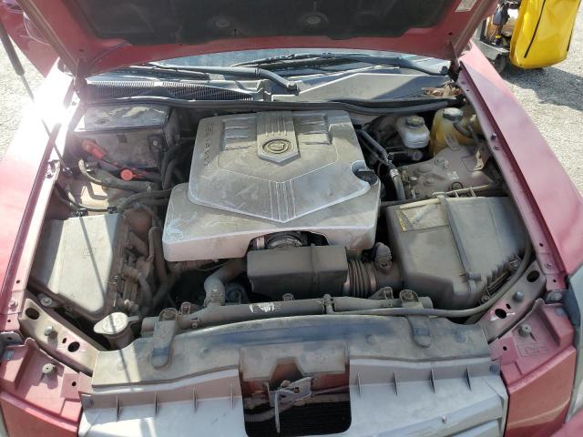 1G6DM577740141470 - 2004 CADILLAC CTS RED photo 11