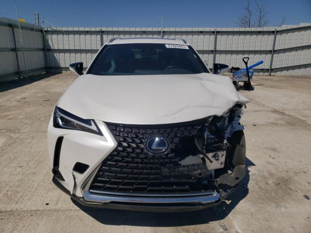 JTHU9JBHXK2010489 - 2019 LEXUS UX 250H WHITE photo 5