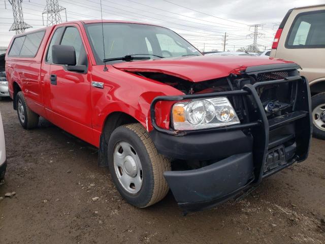 1FTRF12217NA82098 - 2007 FORD F150 RED photo 4