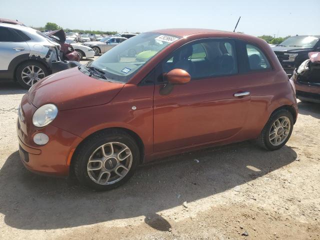 3C3CFFARXFT576125 - 2015 FIAT 500 POP ORANGE photo 1