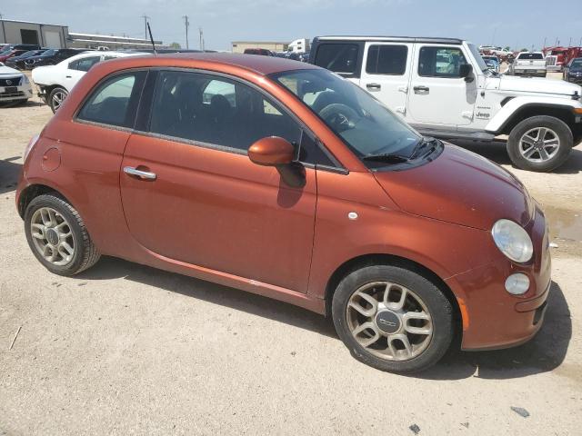 3C3CFFARXFT576125 - 2015 FIAT 500 POP ORANGE photo 4